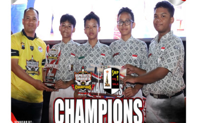 Sabet Dua Prestasi Sekaligus, Tim E-Sport SMP Negeri 1 Kota Surakarta Raih Juara 1 Free Fire dan Juara 3 Mobile Legends Kapolresta Cup Tingkat Kota Surakarta